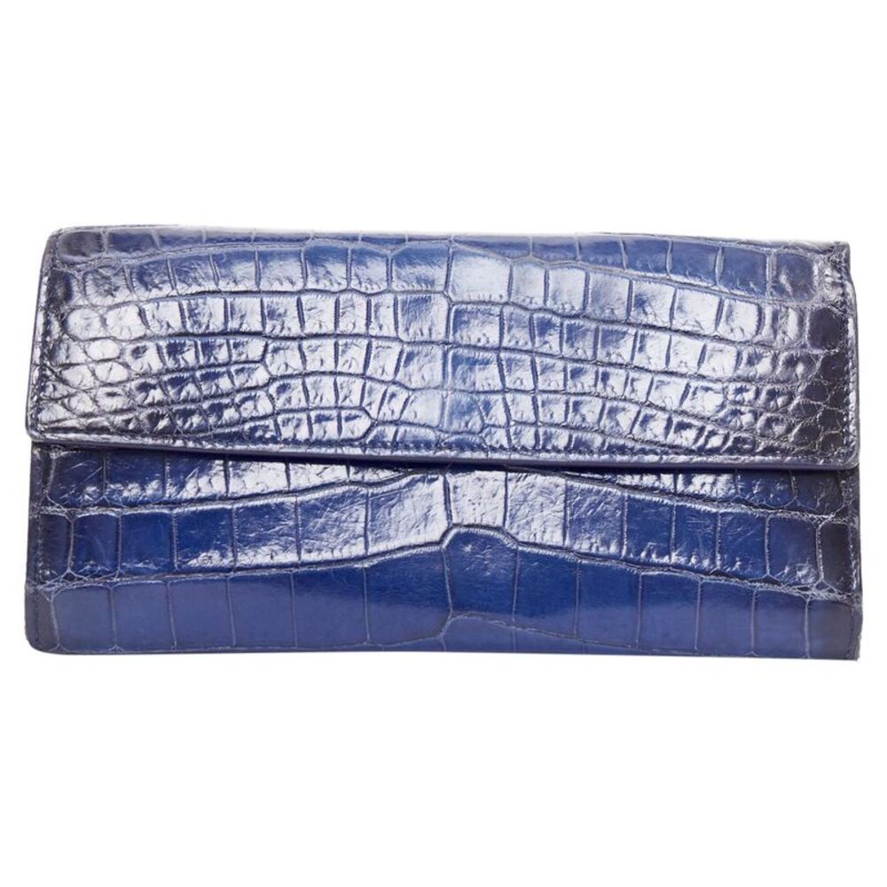Bottega Veneta Leather Flap Wallet